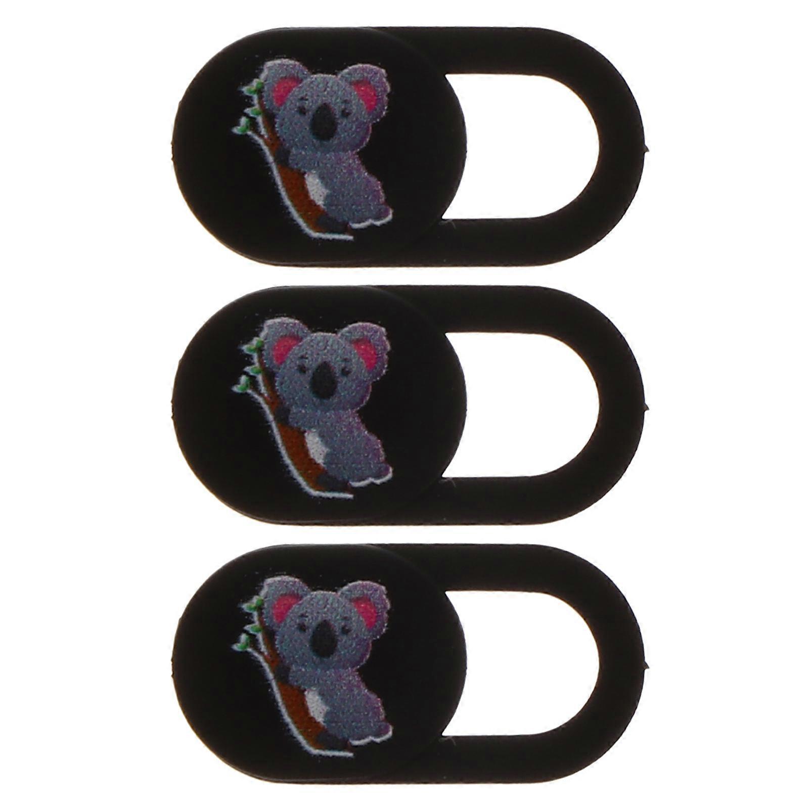 Privacy Camera Cover Cute Rectangular ABS Material 3Pcs for Laptop Computer