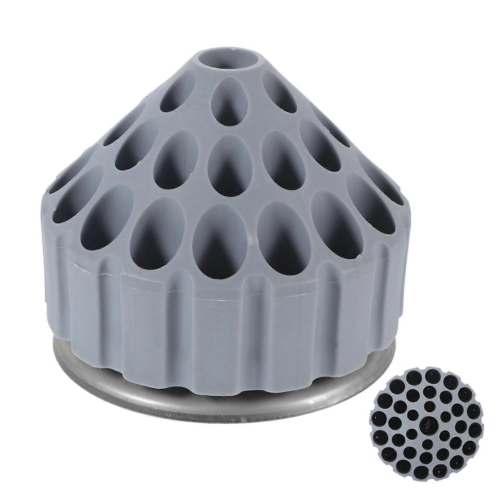 Drill Bit Container Plastic Tool Case For Jade Rectangular 10.70X10.70X9.10CM 1Pcs