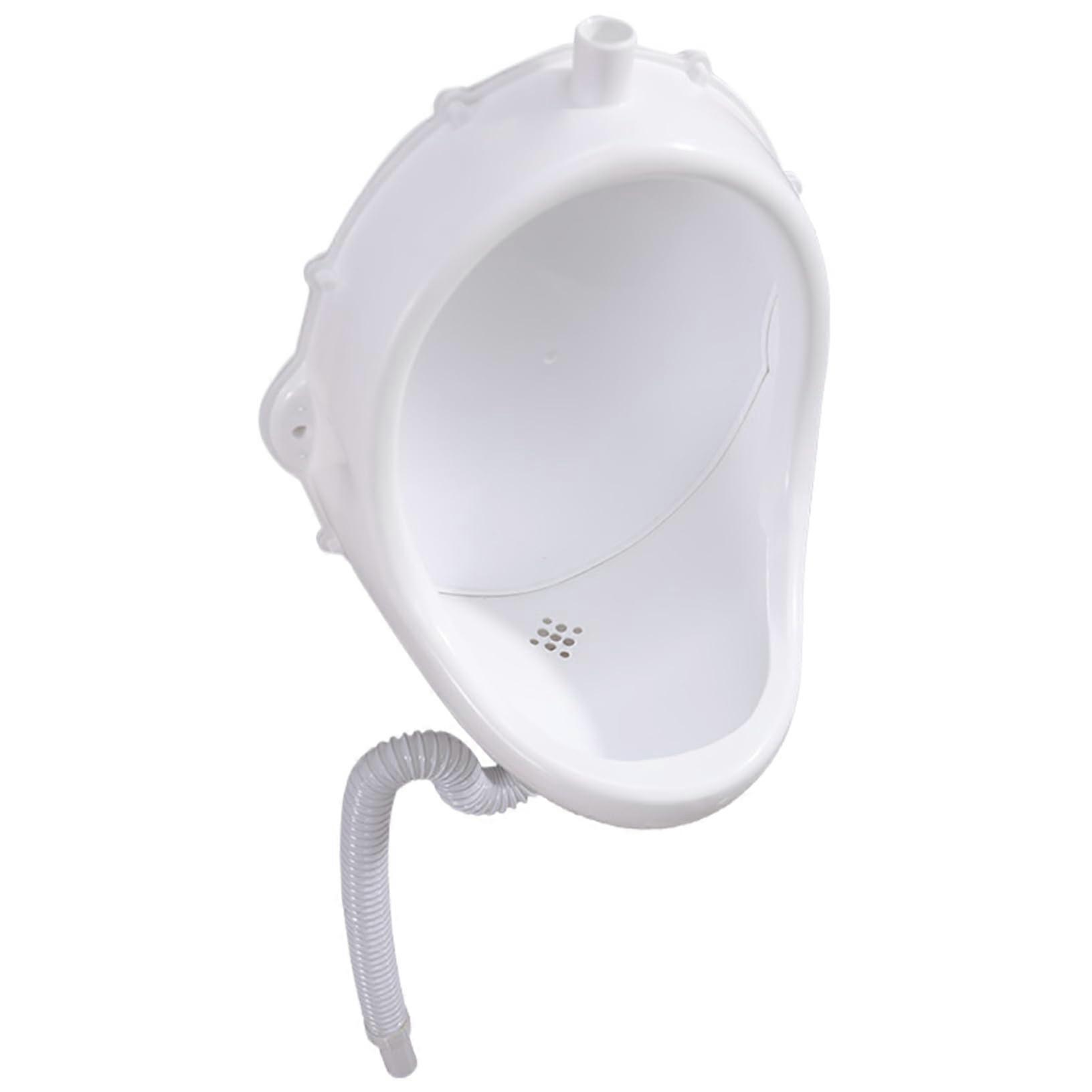 男士无水小便池，男士塑料小便池，带 19.5 管壁支架的防溅小便池，男士尿液分流器，户外，花园，户外