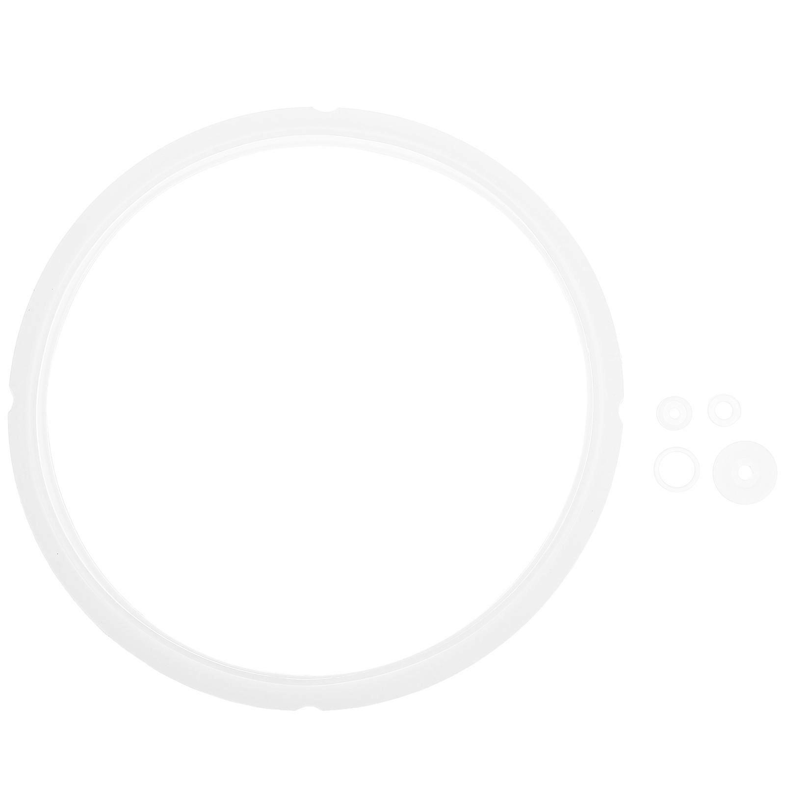 Cooker Gasket Silicone Pressure Cooker Parts For Cooking Sealing 8.7X8.7X0.8In 1Set