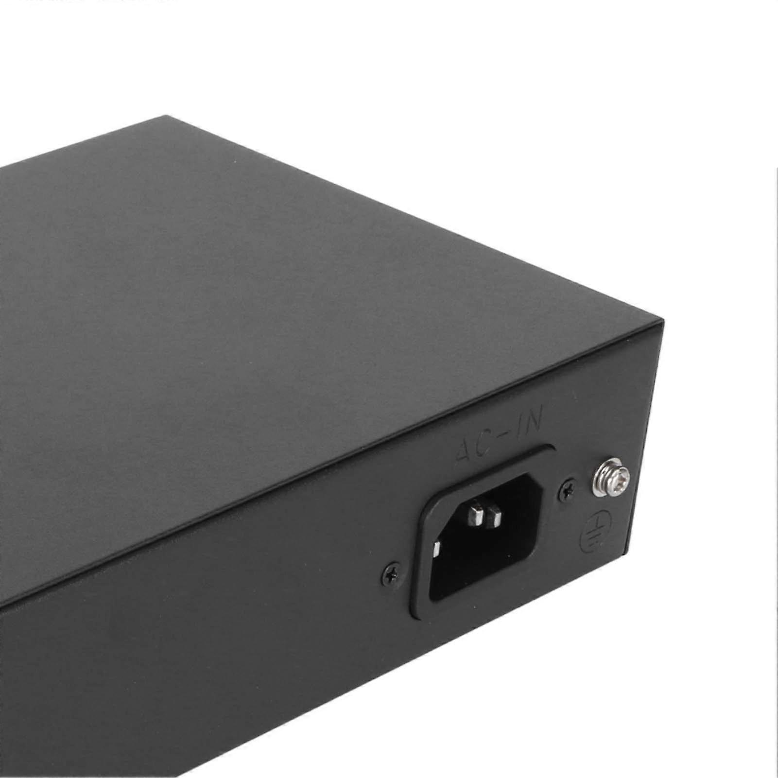 8 Port Gigabit PoE Switch with 2 Gigabit Ethernet Uplink 48V 1000Mbps Ethernet Splitter Network Switch ‑