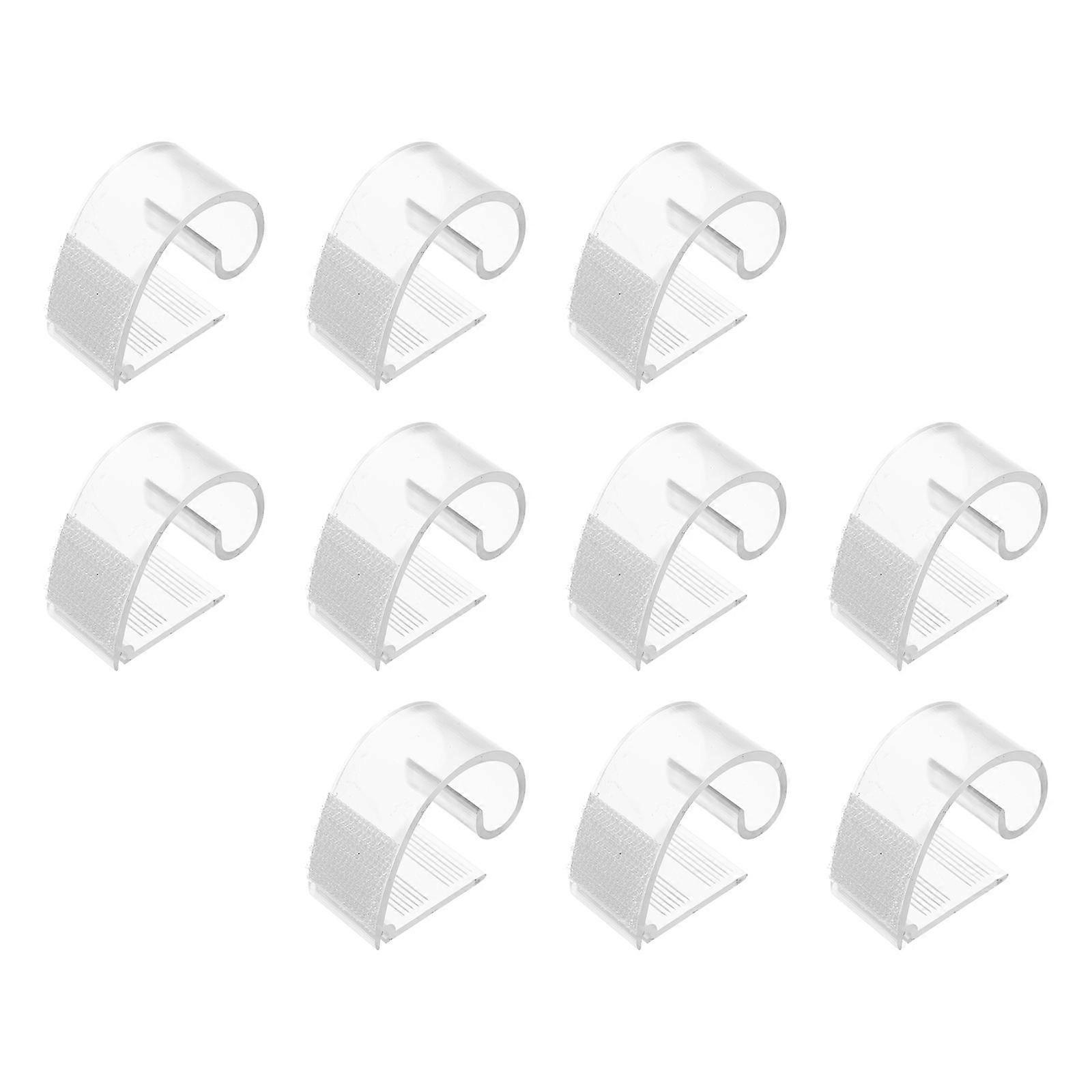 10pcs Transparent Table Cloth Clips, Non Rusting Holders for Outdoor Dining, Picnics, and Parties, Easy to Use Clamps for Secure Table Covers
