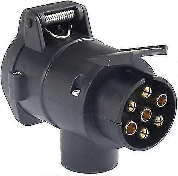 Adaptor Trailer 7 to 13 Pin 7-13 Pin Car Trailer Socket Adapter, 7 Pin to 13 Pin Adapter, Converter Caravan Towing Connector 12 V SZRH A-D 2077