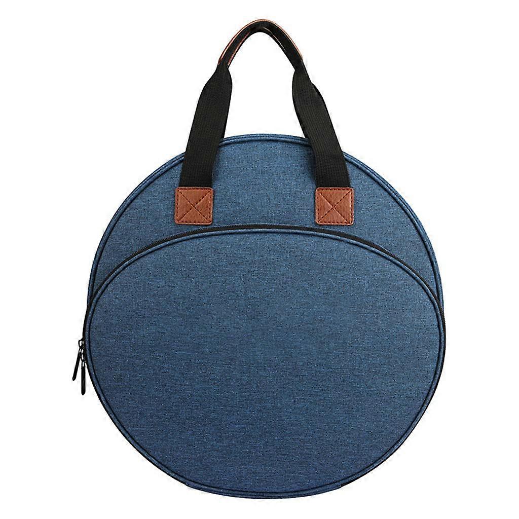 Embroidery Tool Bag For Needlework Storage, Crochet Hooks And Knitting Organizer Case, Blue