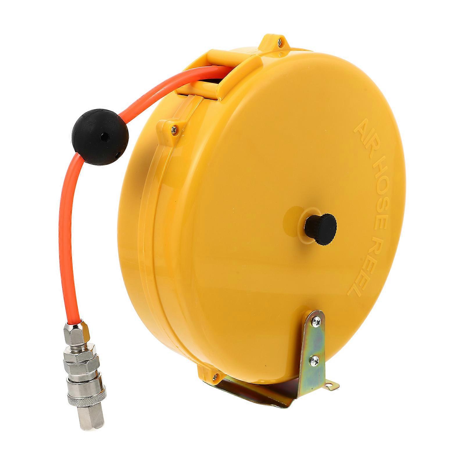 Compact Automatic Telescopic Air Hose Reel – Lightweight Pneumatic Tool for Home Workshop & Auto Repair – Easy Wall Mount & Organization