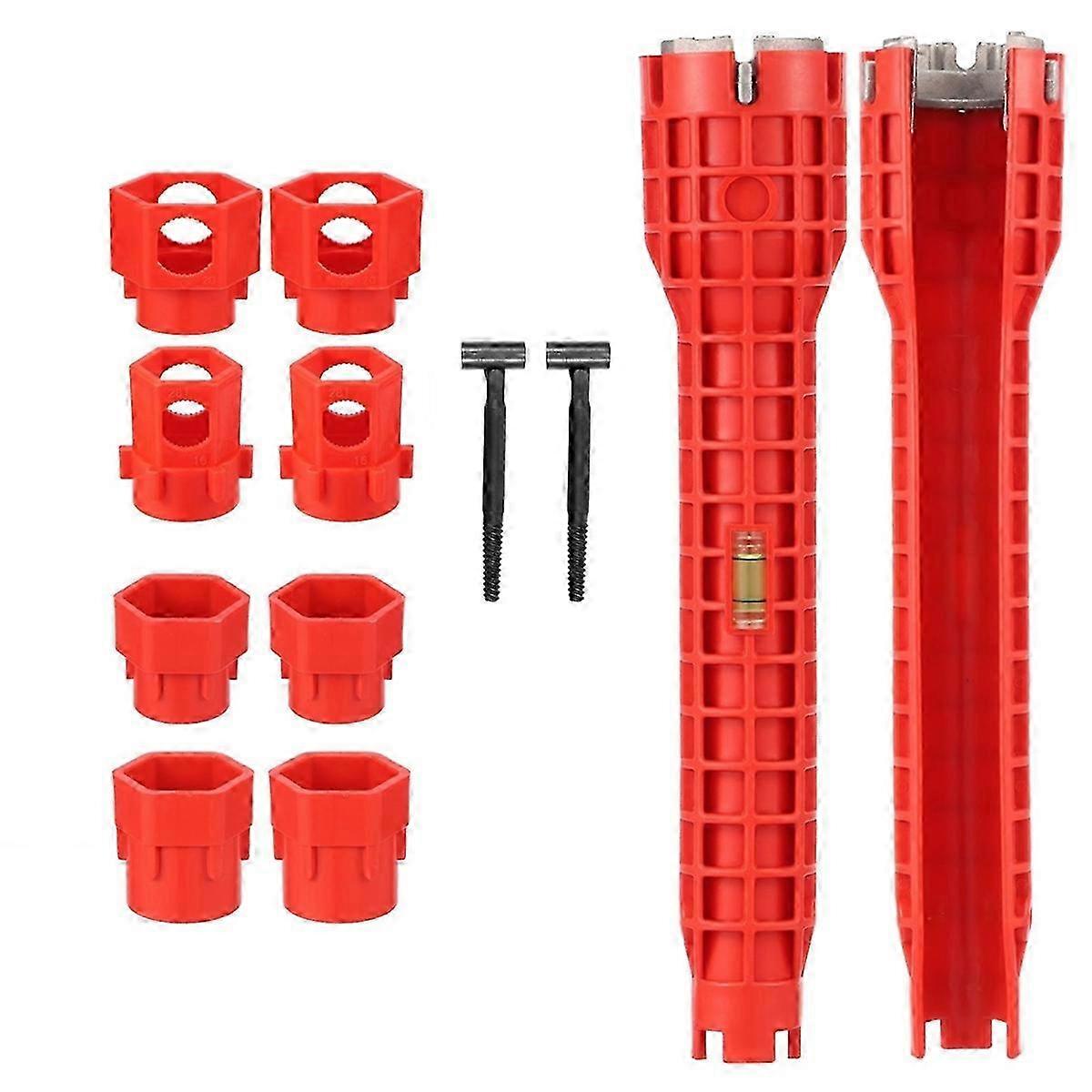 Faucet and Sink Wrench, 14 in 1 Faucet and Sink Installer Tool, Sink Drain Wrench Plumbing Tool, Pipe Wrench Edition 1031