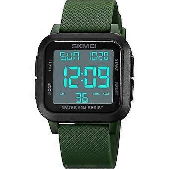 Men Digital Sports Watch Waterproof Wrist Watches Men Stopwatch Countdown Timer Alarm Function Dual Time