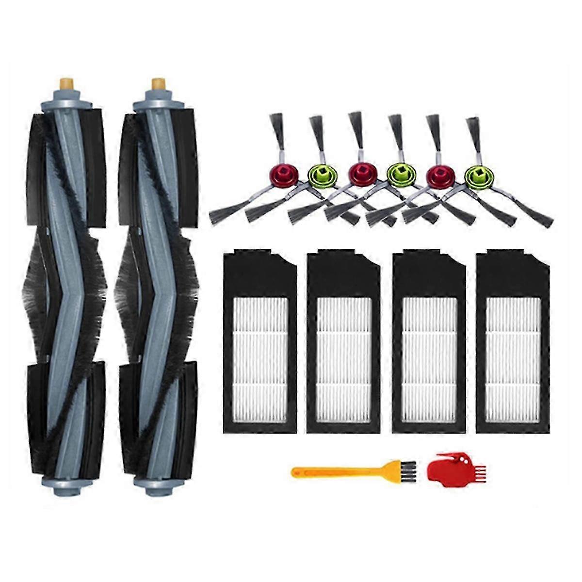 HEPA Filter, Brush & Mop Cloth Kit for Deebot Vacuum Cleaner Robot - Essential Replacement Accessories for Effective Cleaning