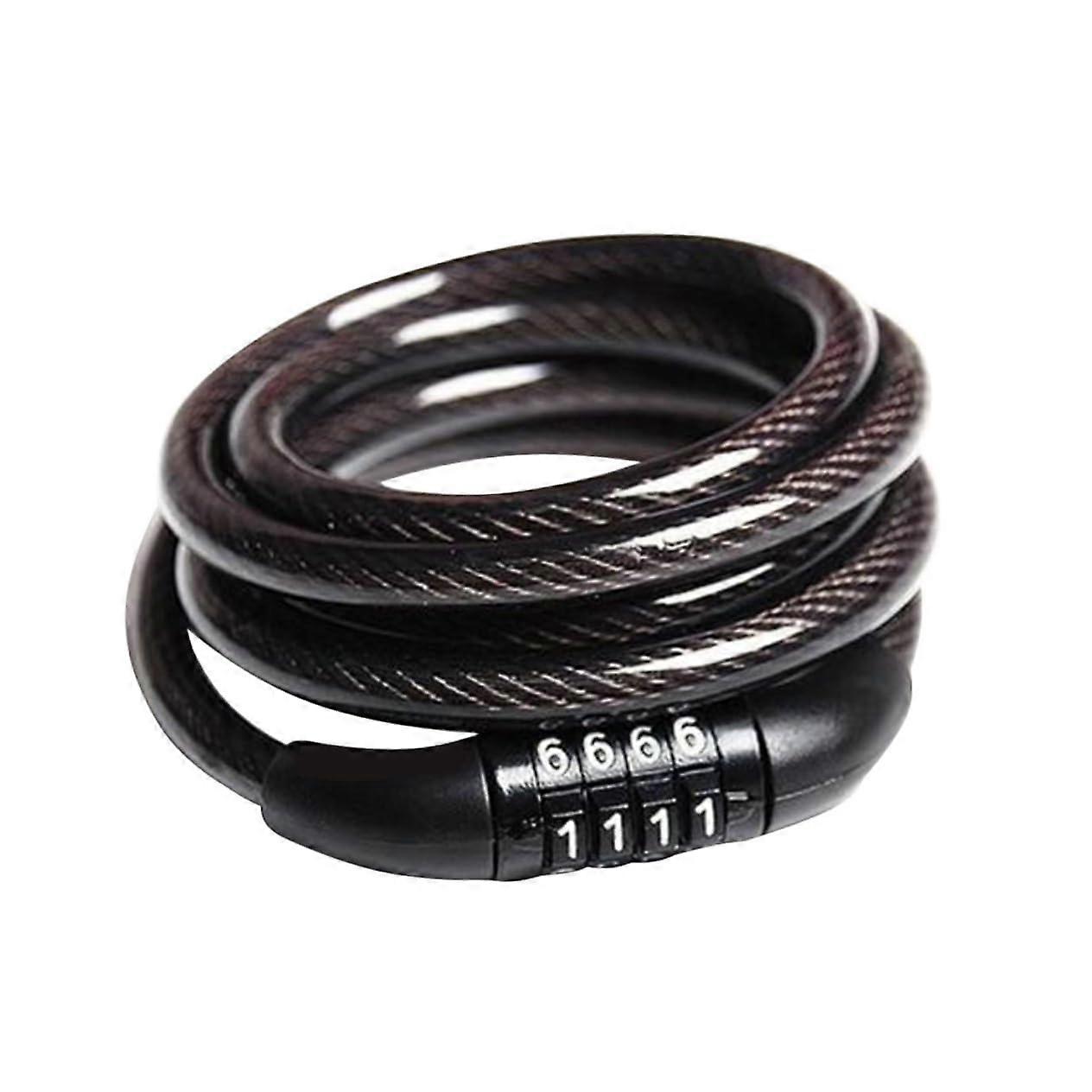 1 x Bicycle Lock with Digit Safe and Keyless for Scooters and Garden Furniture Robust Theft Protection for On the Go