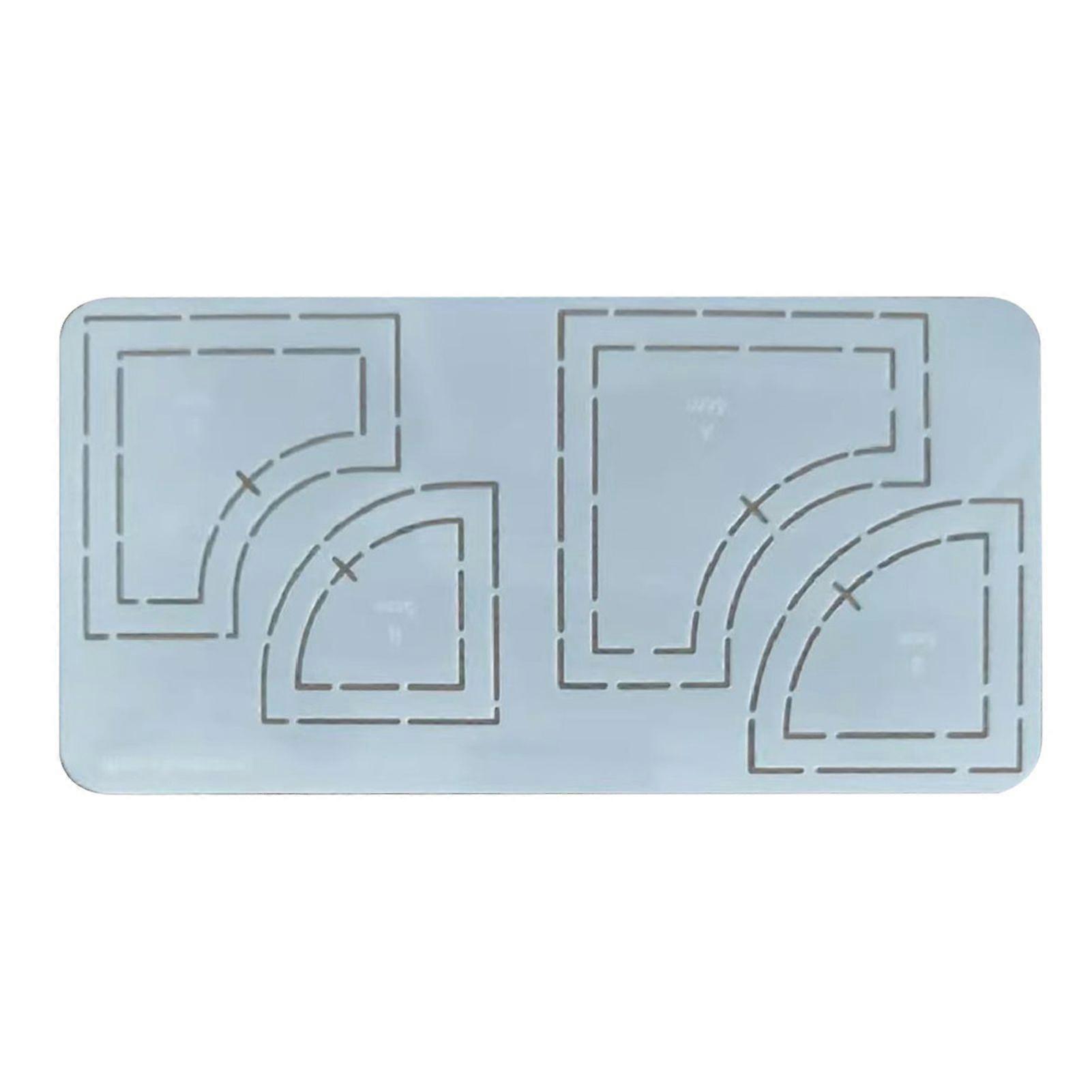 Premium Plastic Quilting Stencil Reusable Line Quilting Stencils for Drawing for Drawing Art
