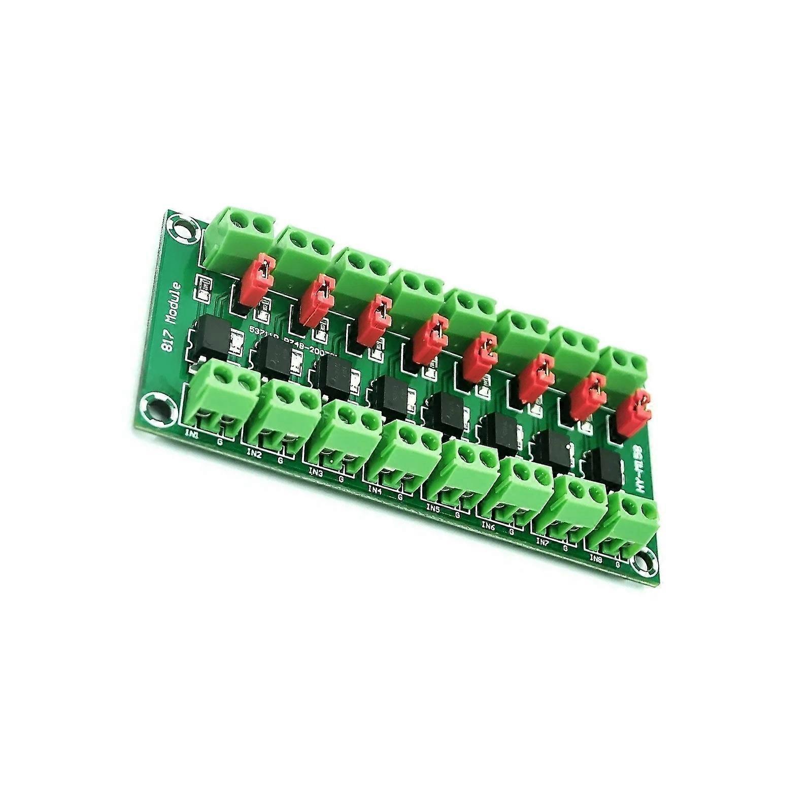 Optocoupleur 2/4/8 canaux Tensions Convertisseurs Cartes Module pour interfaces MCU Isolation 3.6-30V Compatibilité de sortie Multicolore