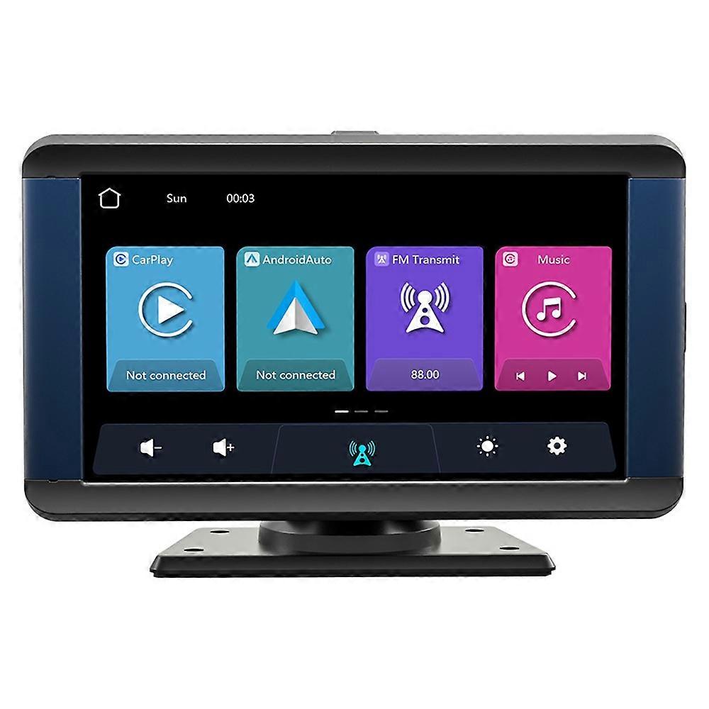 B300R 7 Inch Portable Car MP5 Player Built In Driving Recorder Bluetooth-compatible Wireless CarPlay