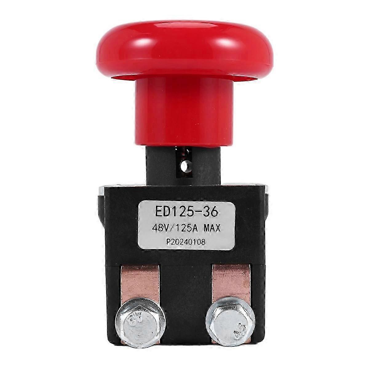ED125-36 48V 125A Emergency Disconnect Stop Switch for Big Joe EZ30 E30 D40 EZ40 111551000800 Electr