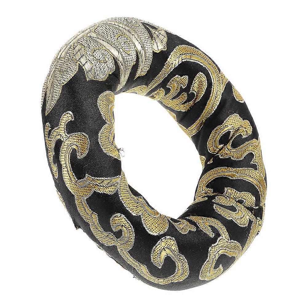 Handcrafted Cotton Cushion for Singing Bowl with Embroidered Design Enhances Sound Quality and Adds Beauty to Any Room 10cm