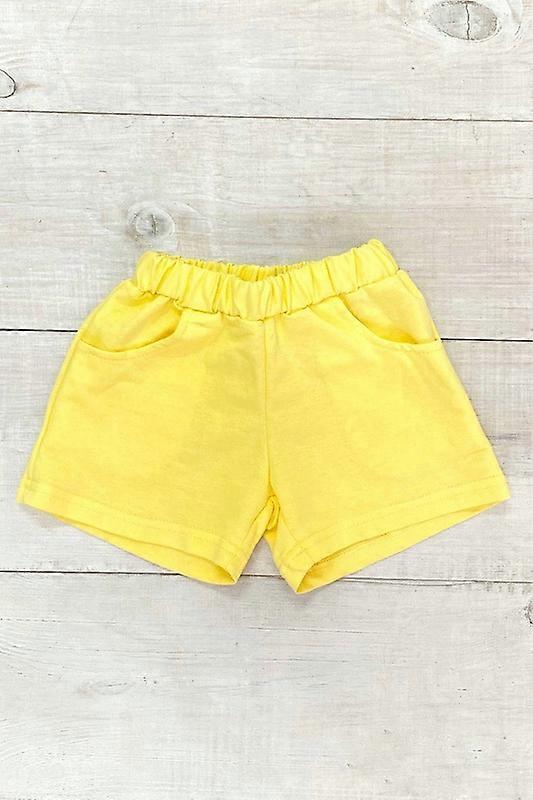 Shorts (girls) – Cotton Blend, Elastic Waist, Pockets,, Summer,  HC 6033-057-1