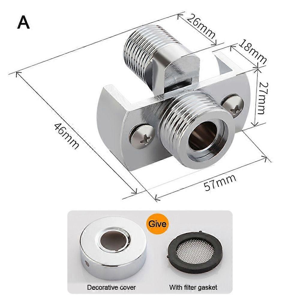 Replacement Parts Angle Adjustment Eccentric Screw Corner Shower Faucet Adapter Angled Curved Foot