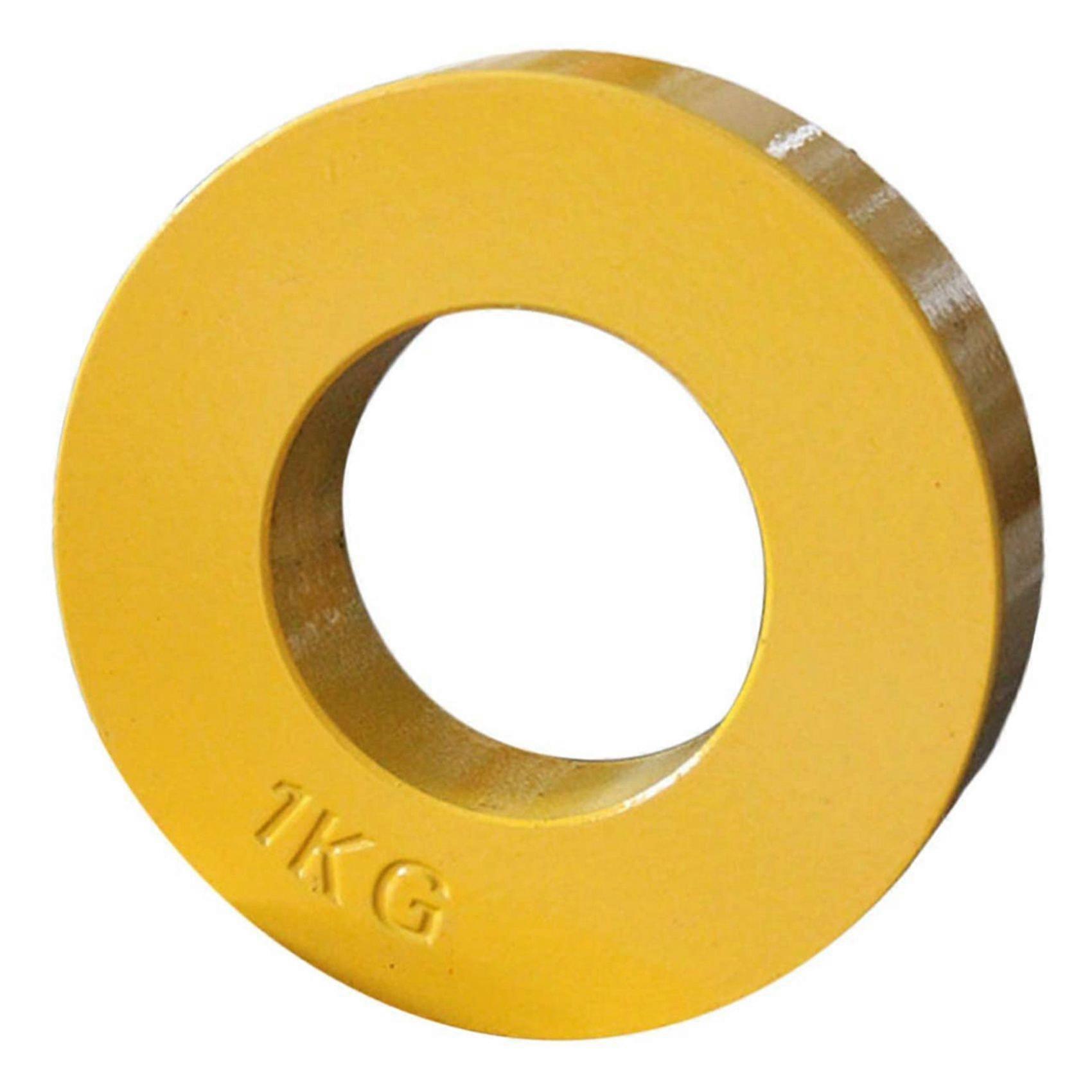 Fractional Weights Mini Weight Plates Disk Accessory Yellow 1Kg
