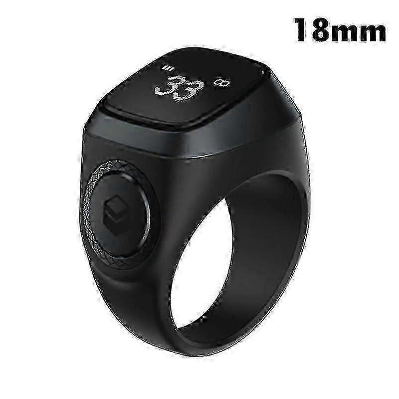 Smart Tasbih Tally Counter Ring For Muslims Zikr Digital Tasbeeh 5 Prayer Time Reminder Bluetooth