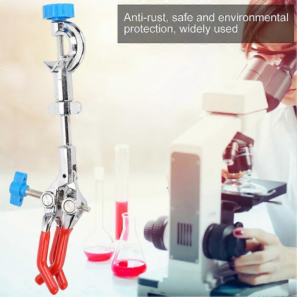 Labs Clamp Universal 3 Claw Multifunctional Single Adjustment Laboratory Supplies