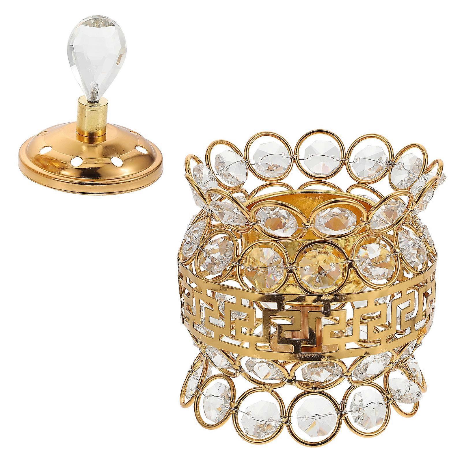 Censer Holder 1Pcs Made Of Iron Material In Golden Color For Home Decoration And Incense Burning