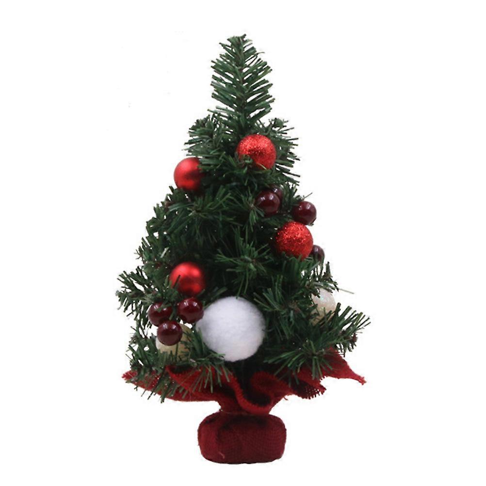 Mini Christmas Tree for Decor Assorted Color PVC Material Creates Festive Atmosphere 1pc