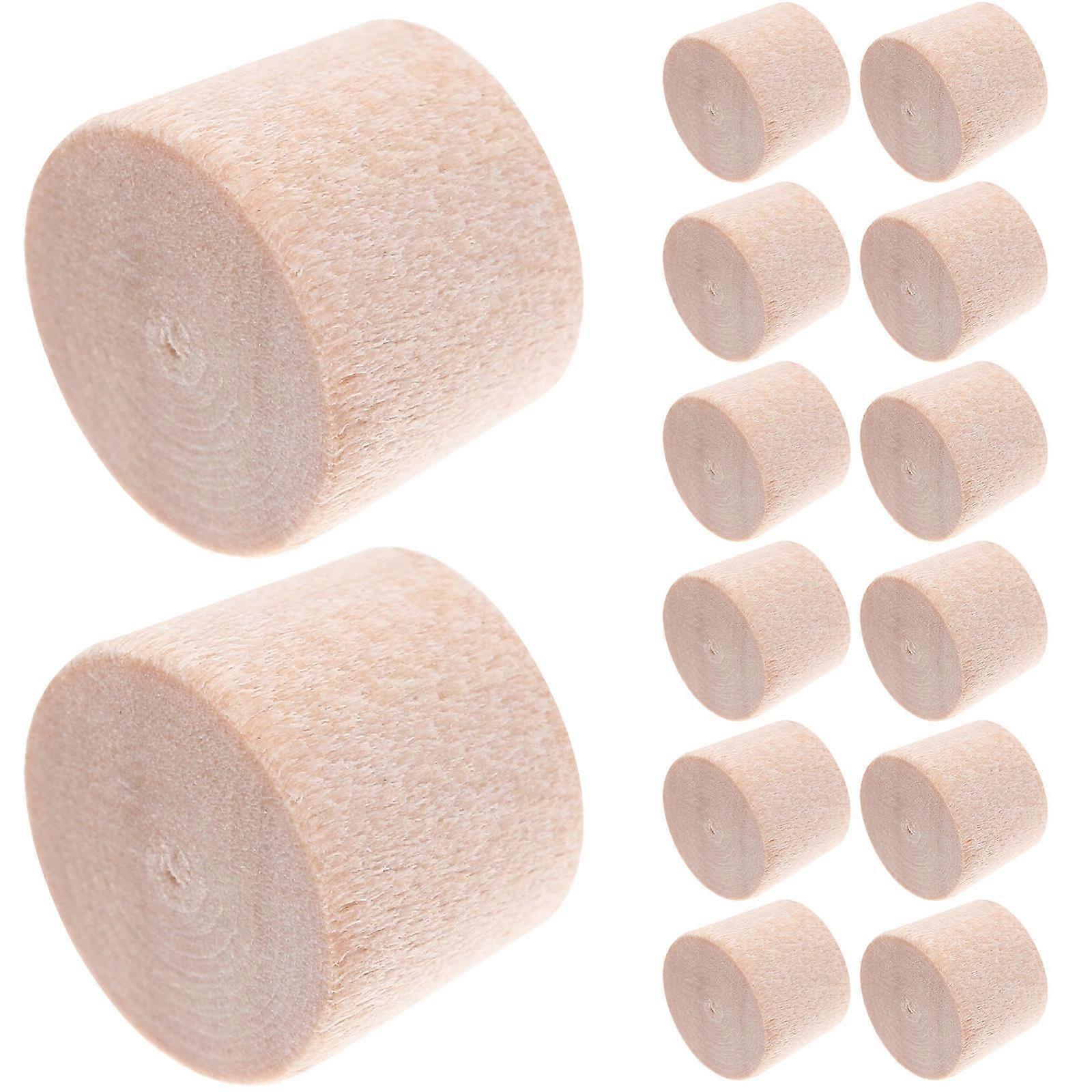 Wood Plugs for Screw Holes Carpenter Bee Hole Plugs Assorted Color Wood Decor 50 Pieces