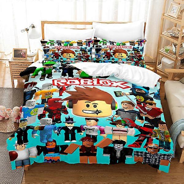 My World 3D Digital Printing Three-Piece Set Quilt Bedspread Sheet Pillowcase Bedding, Bedding Set