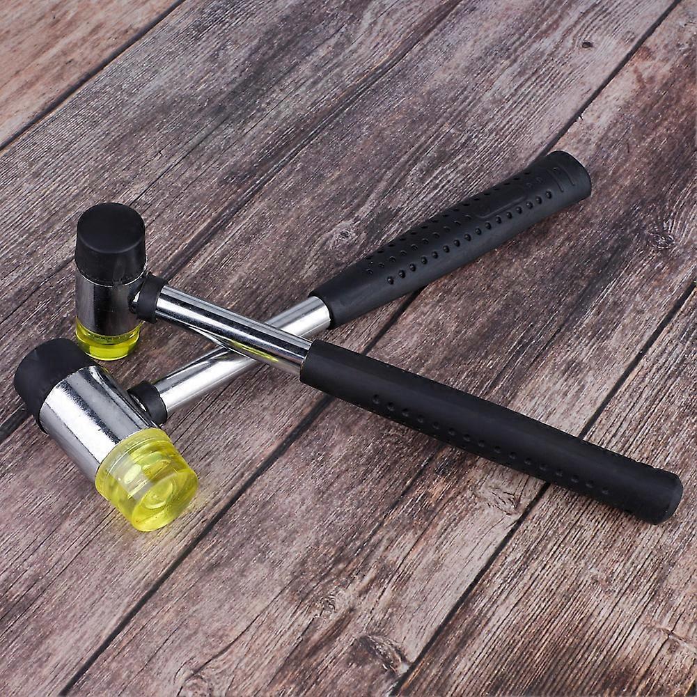Double Face Plastic Hand Rubber Hammer Leather Tool(25mm   30mm)