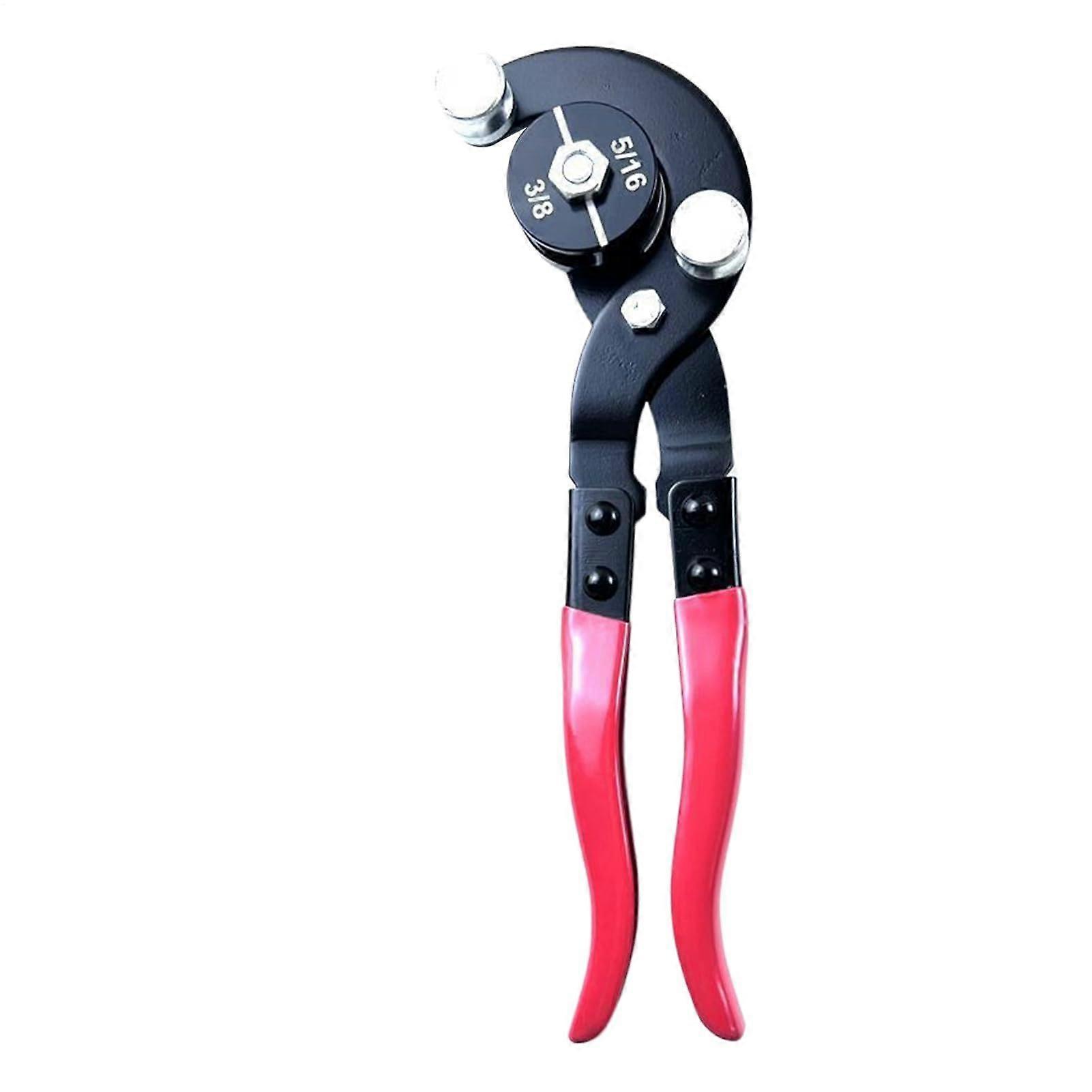 Copper pipe bender, aluminum pipe bending tool, 4function brake line bending tool manual with ergonomic handle for iron and aluminum pipes.