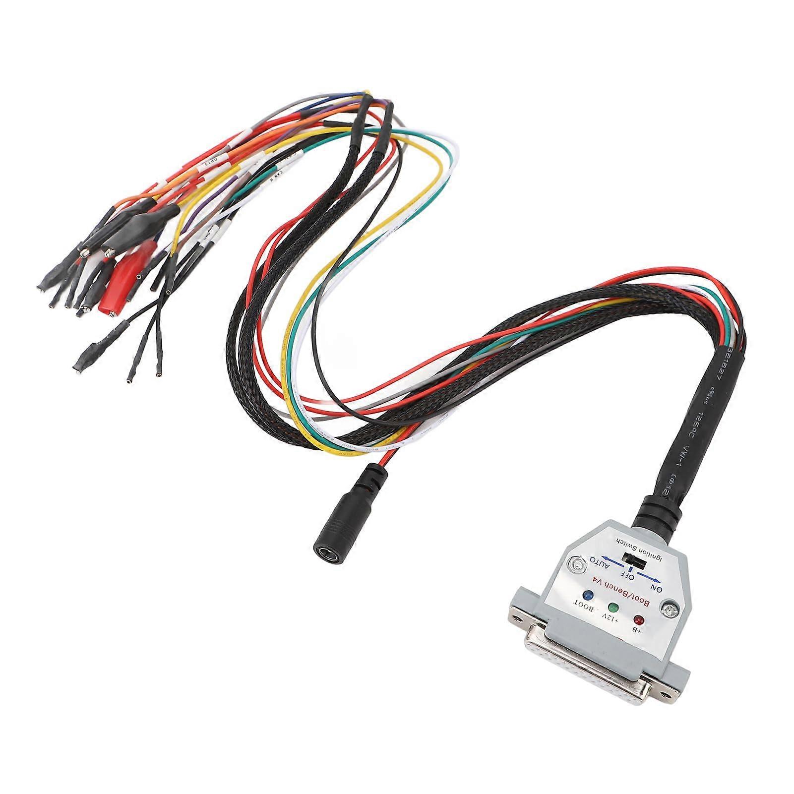 Boot Bank Cable for SM2 PRO, J2534 VCI, ECU Read Write, KLINE CAN-L, 3 LED Lights, Pinout, Easy to Use