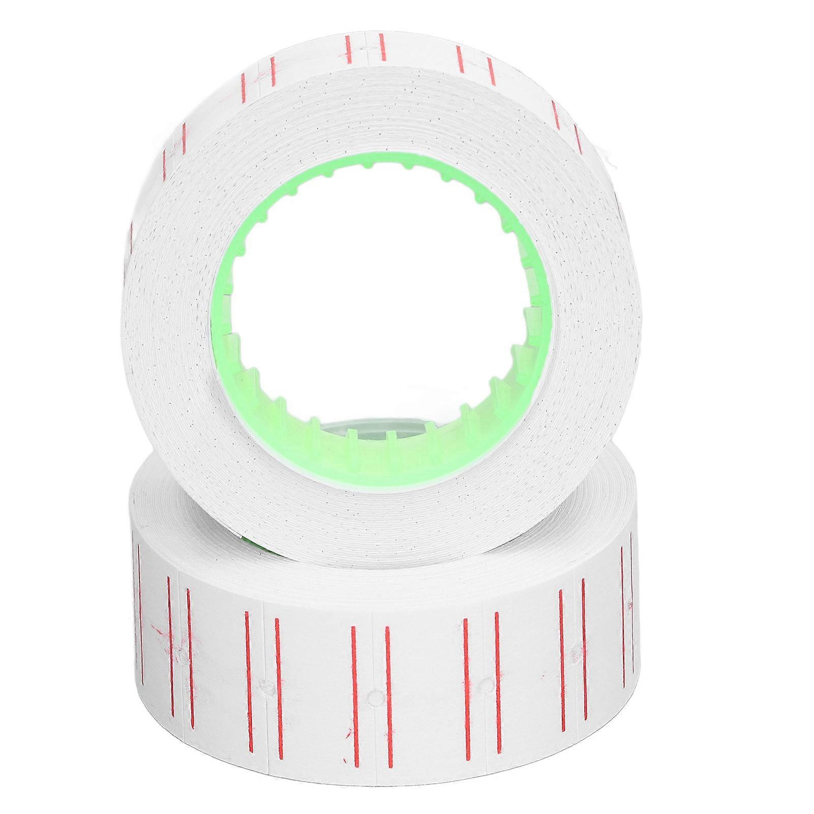 30ロール15000Pcsラベル価格ステッカーMX5500ガンラベラー用1列タグ用紙21x12mm