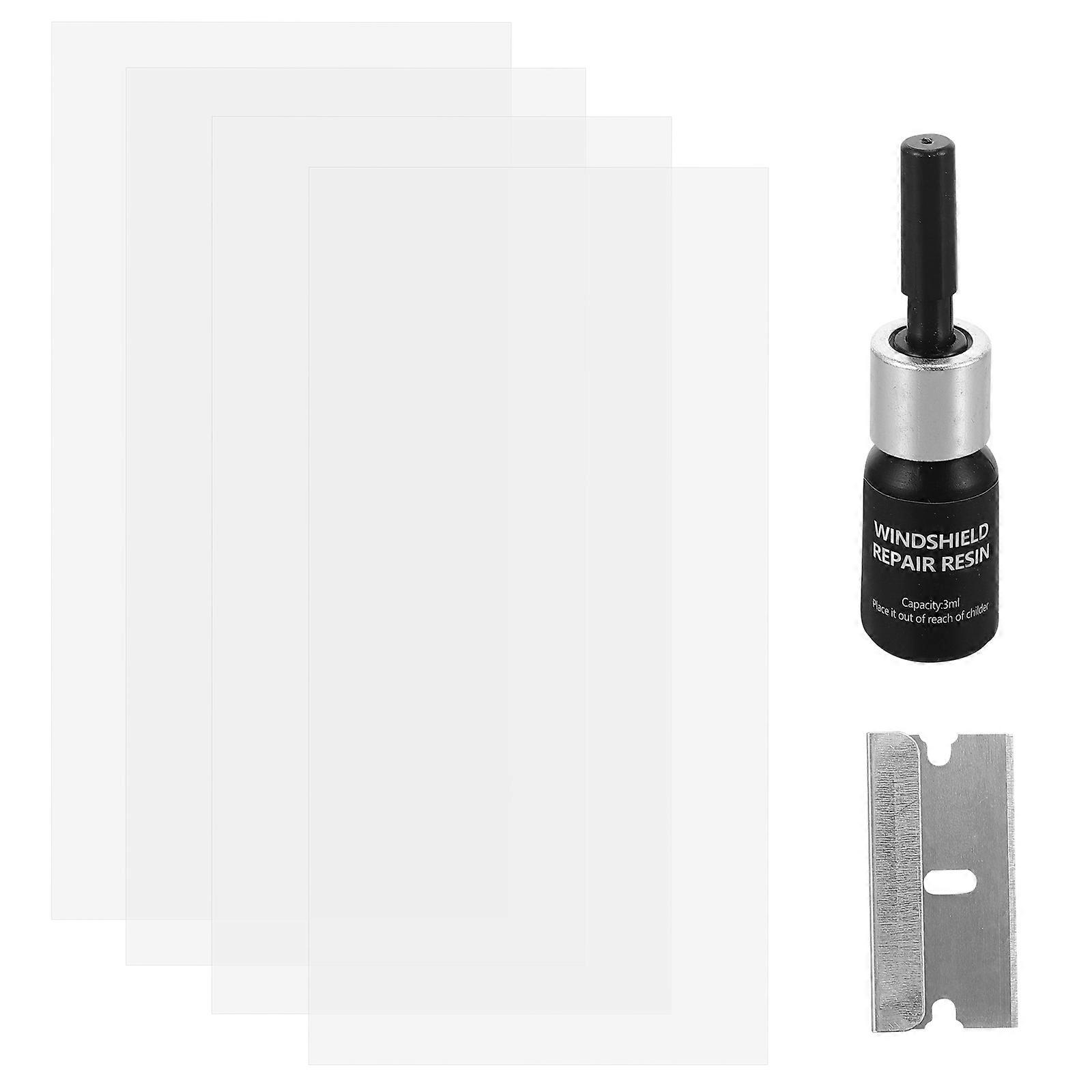 1 Set Of Crack Repair Kit For Windshield Chips Suitable For Car Owners Easy Use Tool