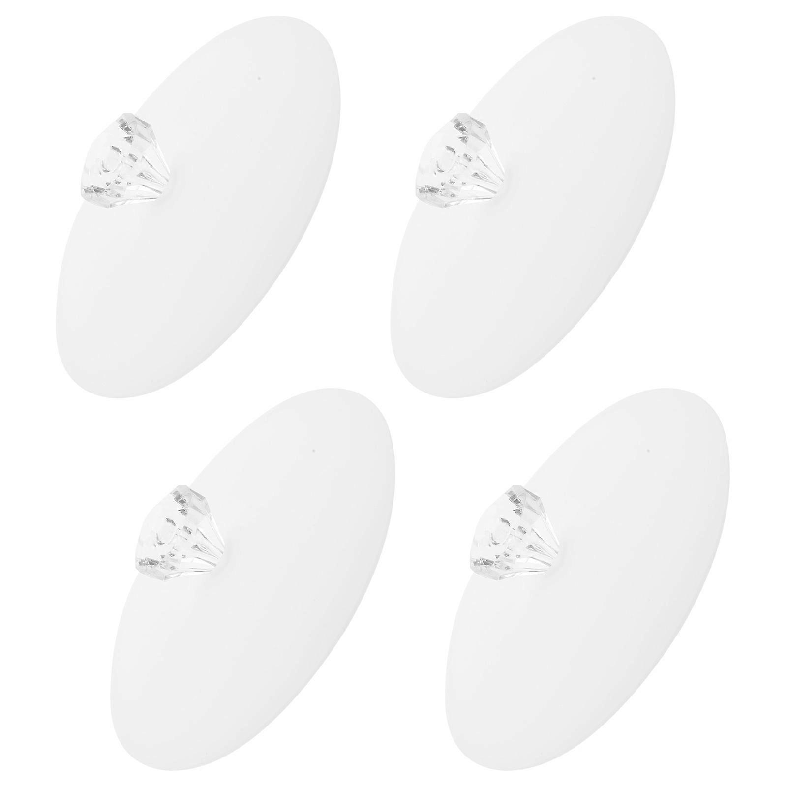 Silicone Cup Cover with Rounded Corners for Home Use Transparent and Wearresistant Fits Most Mugs 4 Pieces