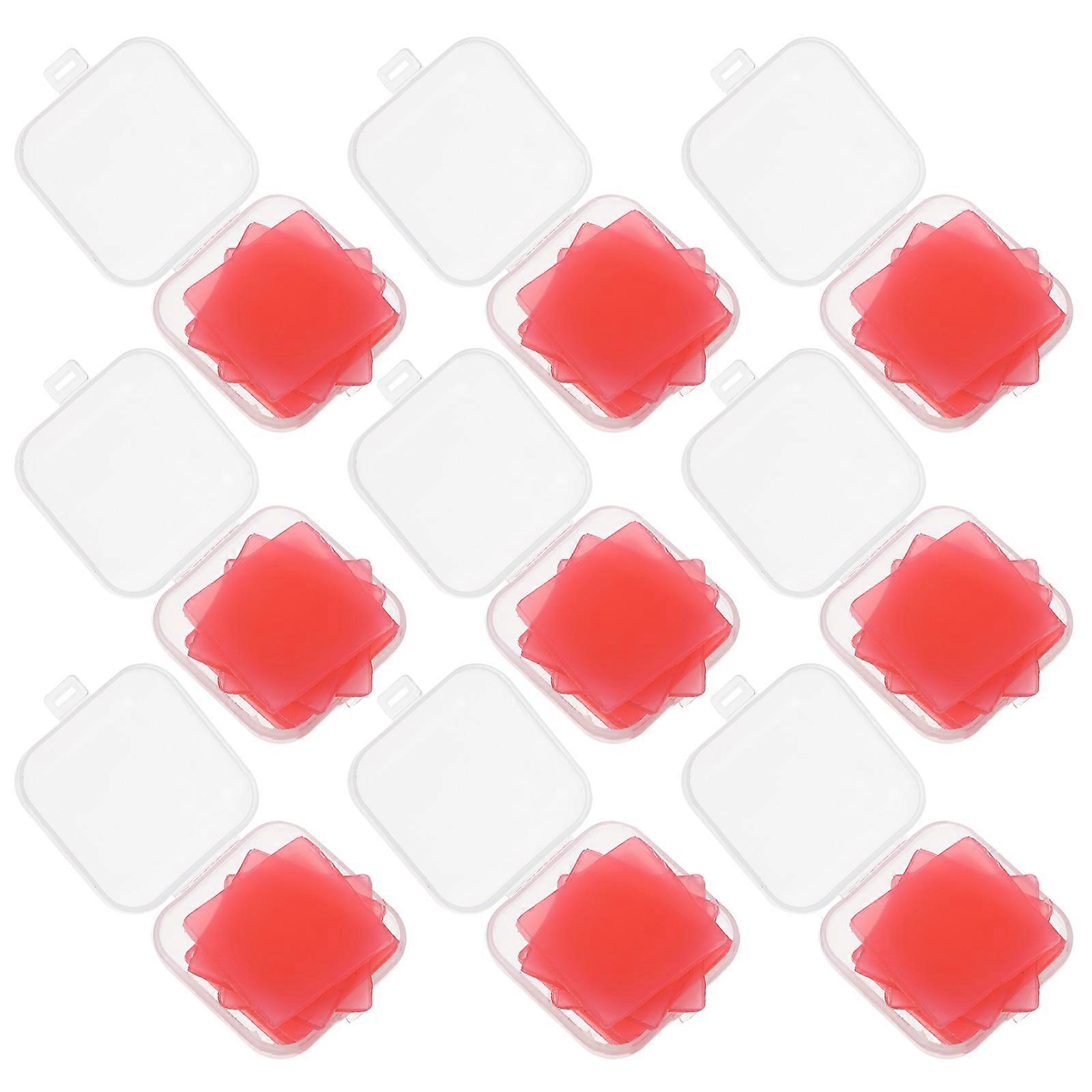 54Pcs Craft Storage Box For Beginners And Amateurs In DIY Beads Painting Red Glue Clay