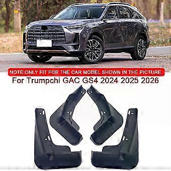 For Trumpchi GAC GS4 2024 2025 2026 Car Styling ABS Car Mud Flaps Splash Guard Mudguards MudFlaps Front Rear Fender Accessories-xj