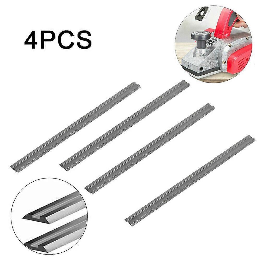 4 件木刨刀片可逆刀片菜刀 102*5.5*1.1mm 木工工具适用于 AEG ATLAS-COPCO EH102 HB750 HBE800