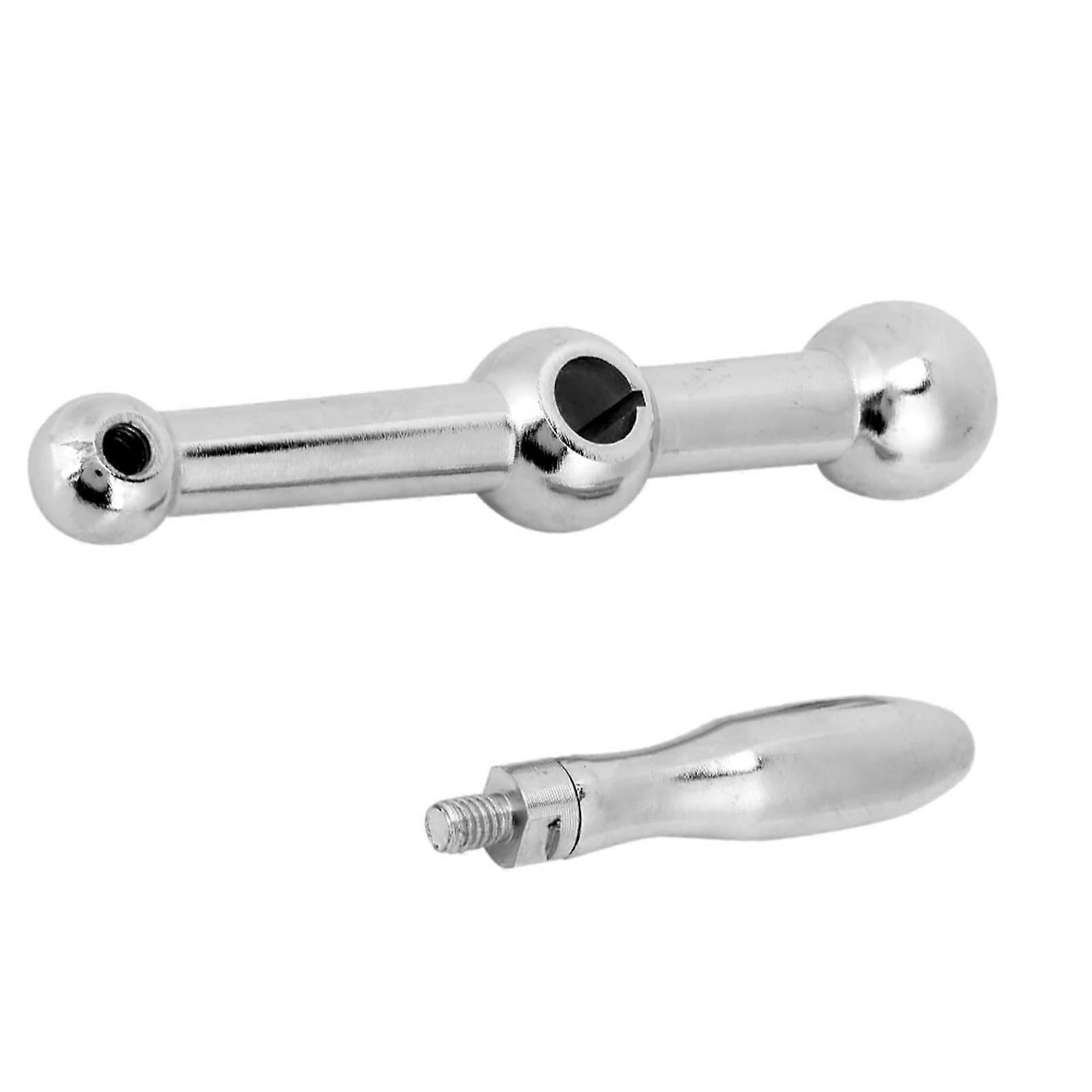 Threeball crank table handle, D26, 16 mm inner hole diameter, D26 ball table handle for milling machine.