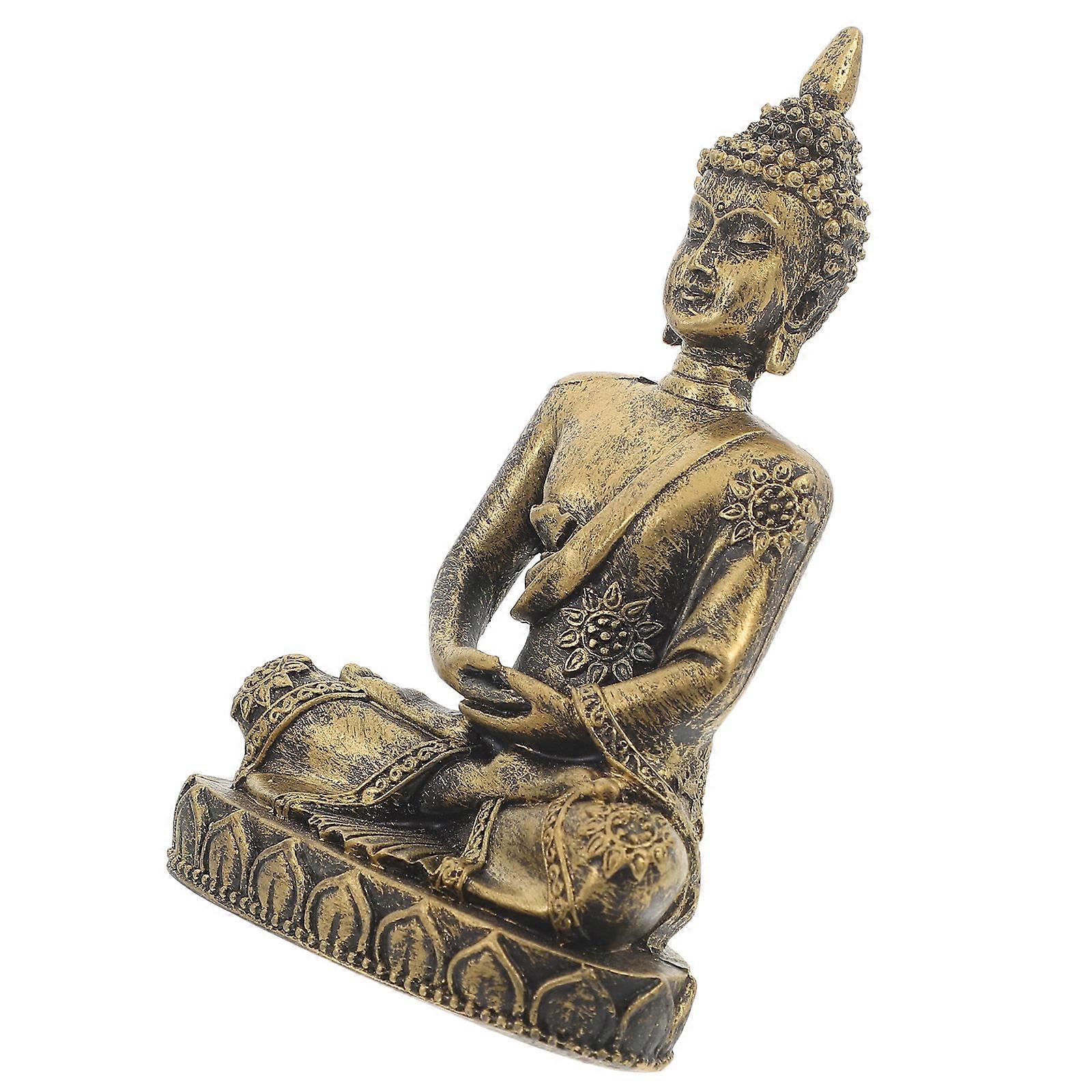 Study Room Ornaments, Resin Buddha Statue with Lasting Durability