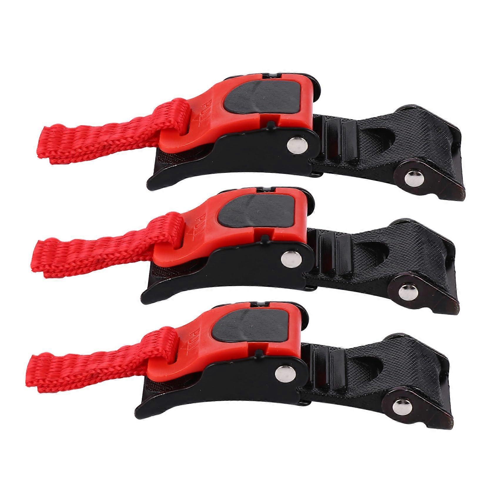 3 Pieces Motorcycle Helmet Buckle Accessories for Safe and Secure Fit, Simple Design, Universal Compatibility
