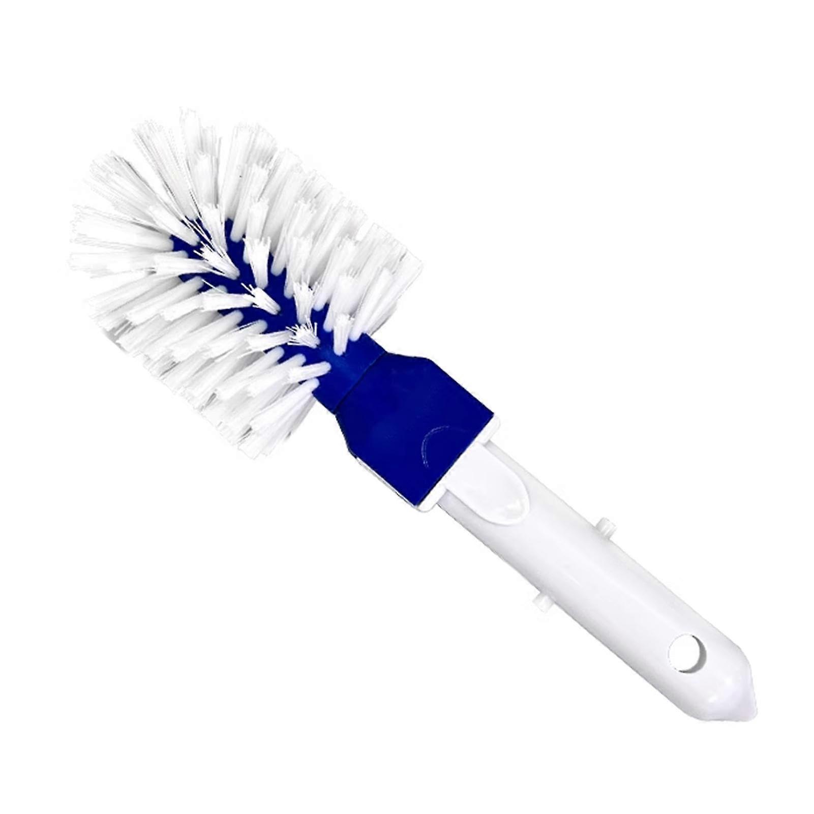 Drain Brush - Round Pool Step and Corner Cleaning Brush | Spa Bath Corner Scrubber | Rotating Handheld Floor Brush