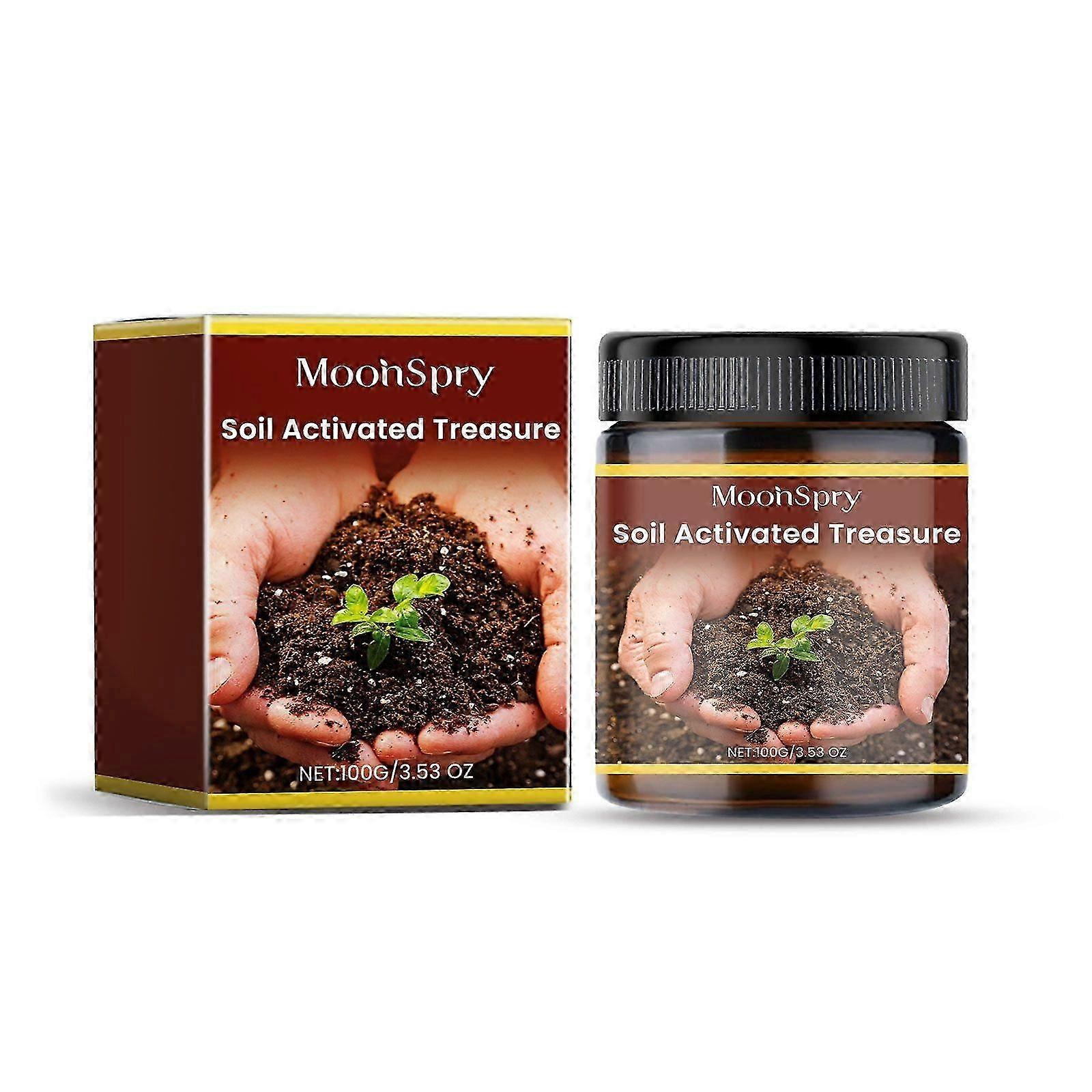 Soil Activator,Soil Activated Treasure | Organic Fertilized Soil Nutrition 100g, Soil Activated Plant Fertilizer Indoor Plants Fruit Vegetable