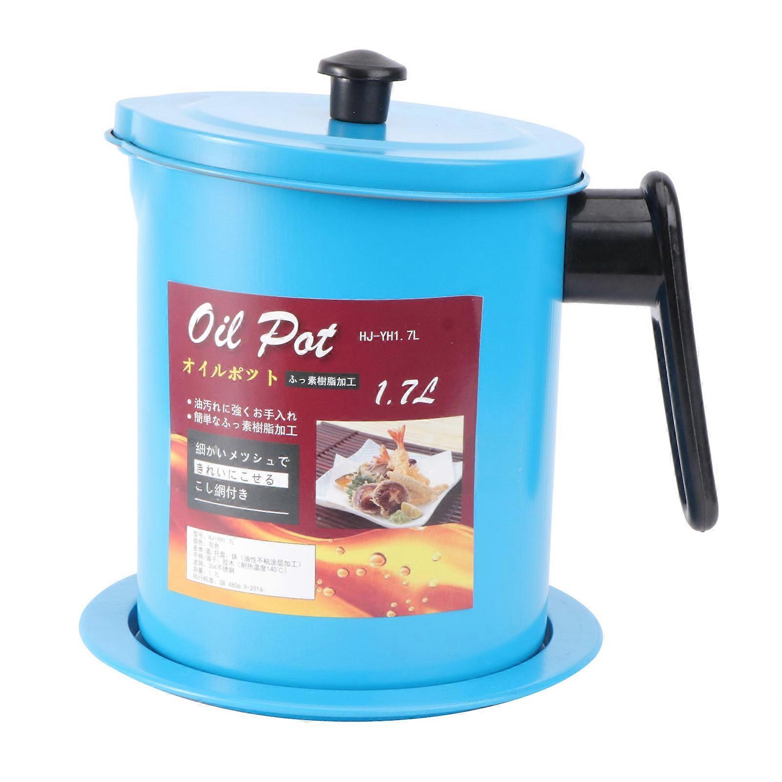 Oil Storage Container For Kitchen Japanese Style 1.7L Household Use Non Practical Tool 1Pcs
