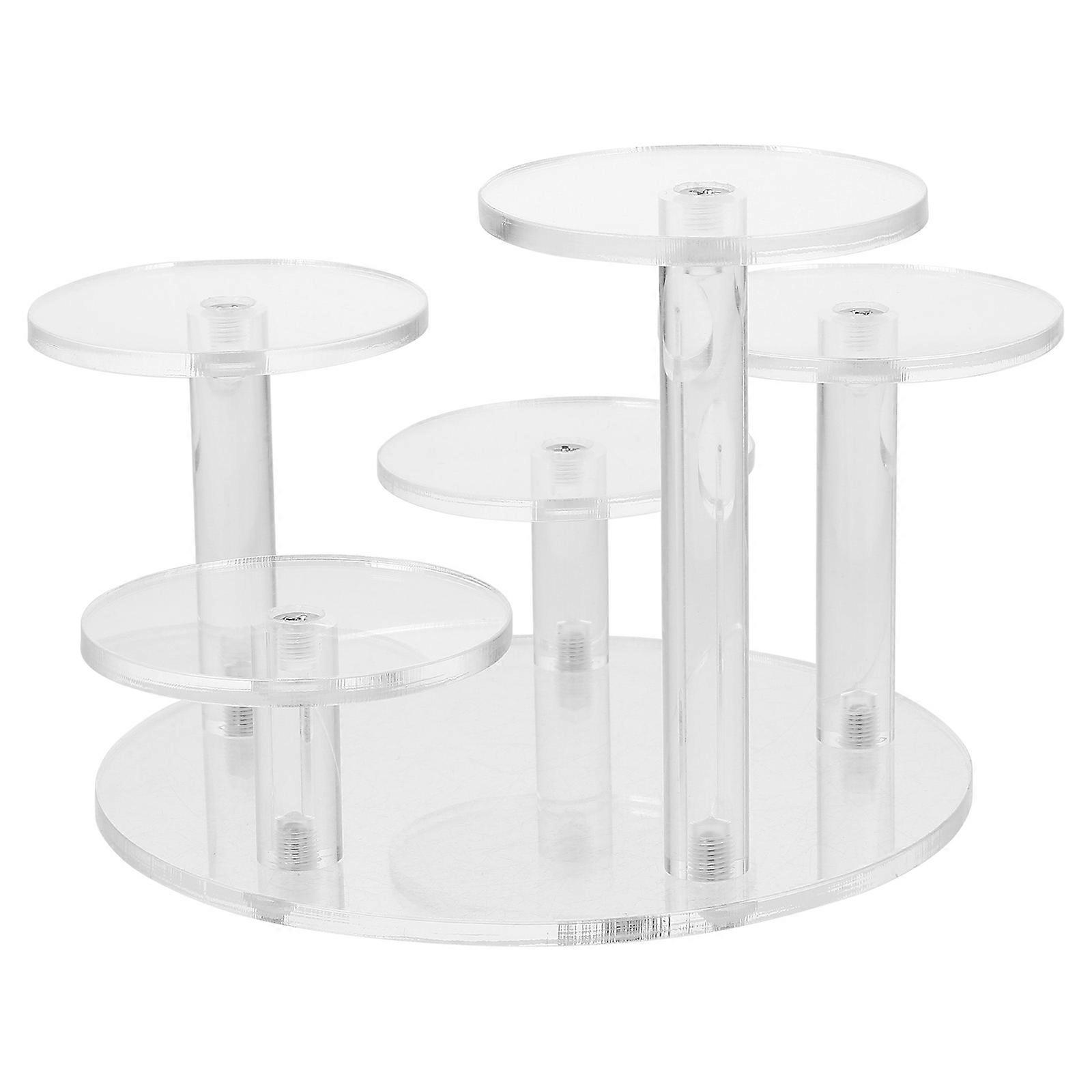 Clear Acrylic Display Stand for Storage with Fine Workmanship and Large Capacity 7.5 x 4.3 inches