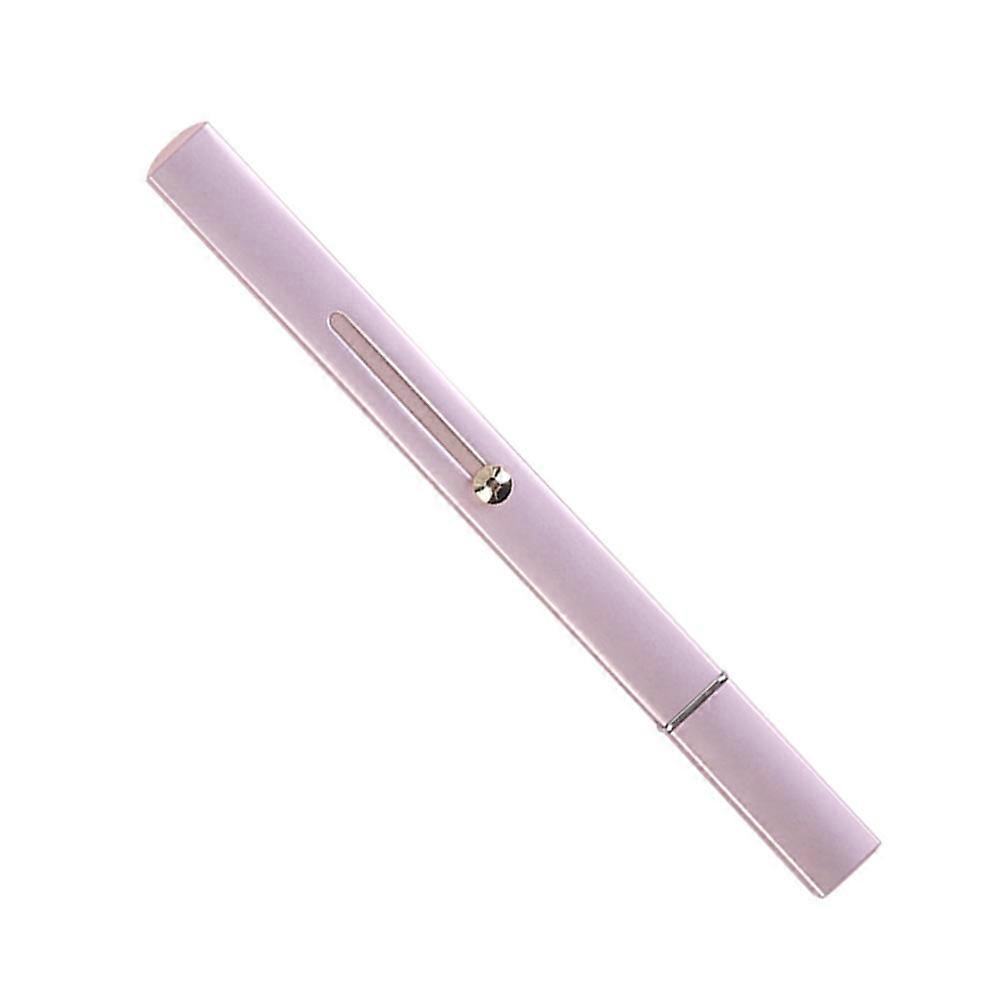 Multi-function Makeup Brush with Aluminum Handle for Lip and Eye Precision Use Pink 1 Pc