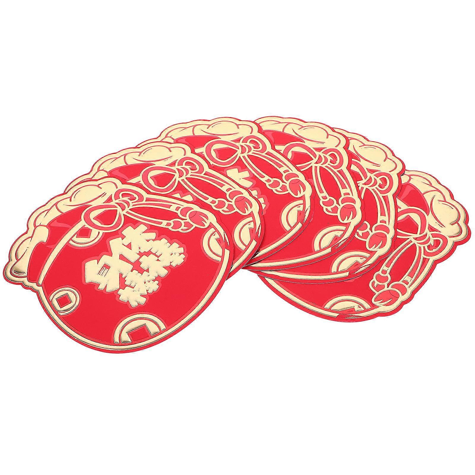 Spring Festival Paper Red Envelope 6Pcs Perfect For Baby Showers And Graduations 14X12CM Creative Storage
