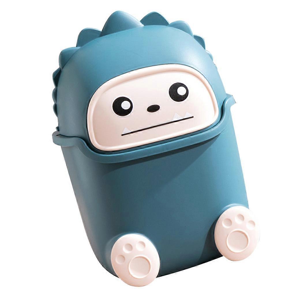 Impact-resistant Mini Trash Can Suitable For Home Use 23.5x15.5x14cm Creative Plastic 1Pcs