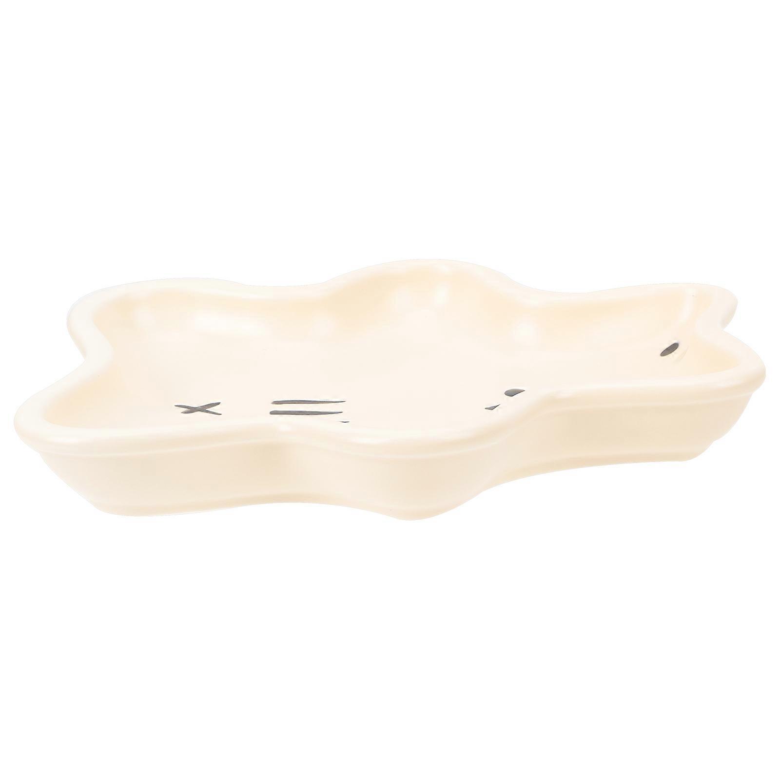 الدب الشكل صينية زخرفية الإبداعية لوحة حلوى السيراميك لأدوات المائدة المنزلية وجبات عائلية 1 قطعة ألوان متنوعة