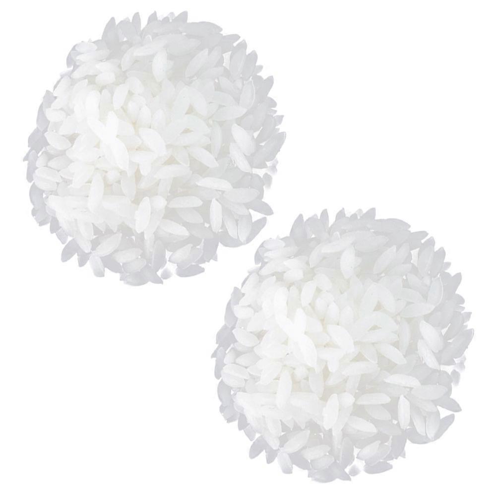 Lifelike Rice Models 1 Bag Realistic Rice Prop Artificial Rice For Cake Shop Display 0.7x0.2cm