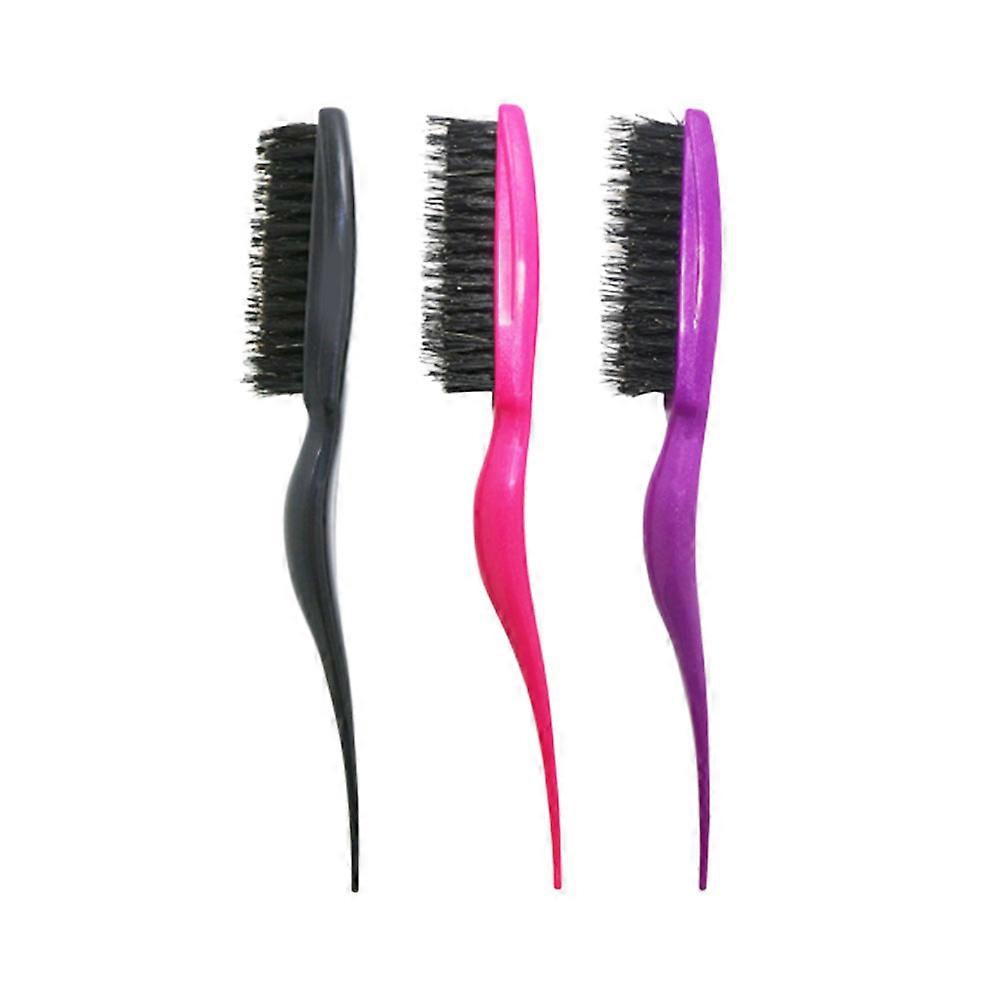 Massage Comb for Hair Styling with Smooth Teeth and Ergonomic Handle Made of Plastic Assorted Color