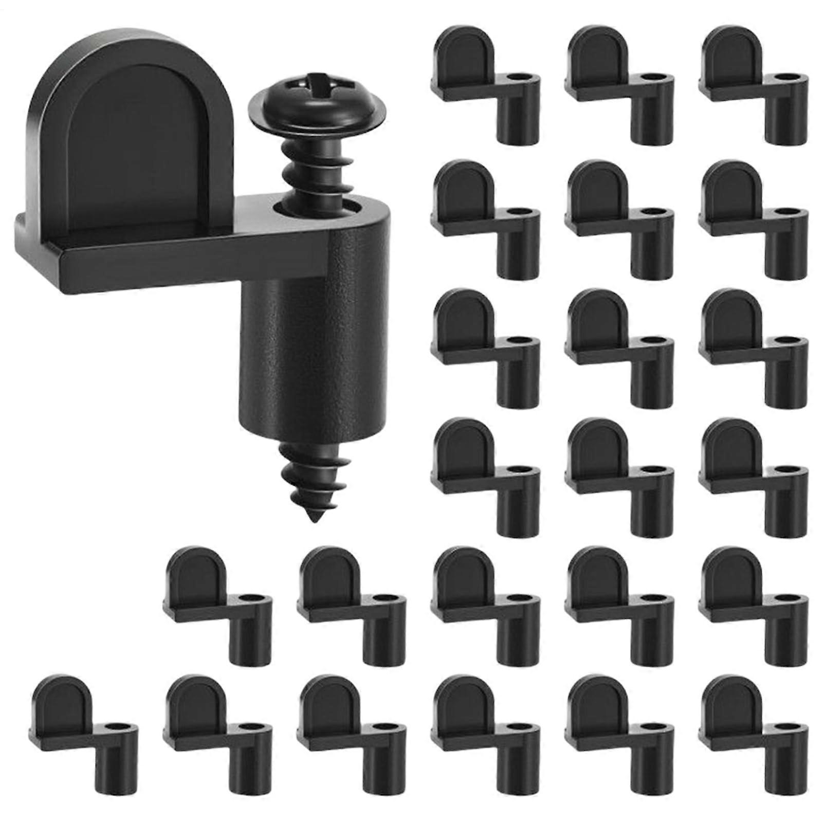 Window Grill Clips Replacement Clips for Screen Doors, 24 Pieces